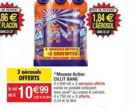 mousse active cillit bang