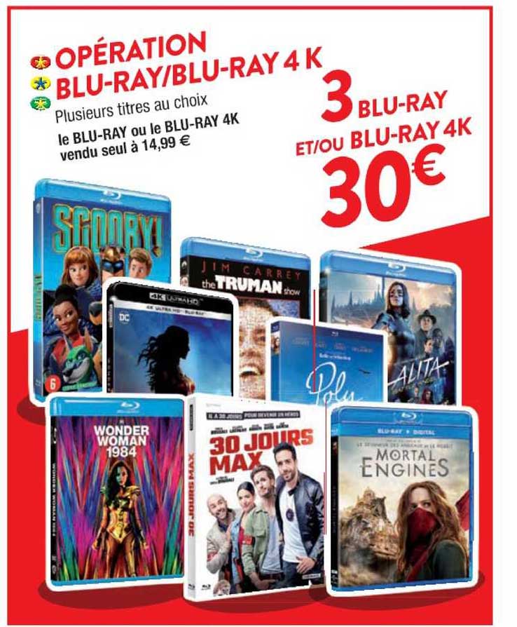 Opération Blu-ray-blu-ray 4 K