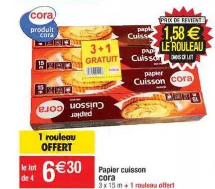 Papier Cuisson Cora