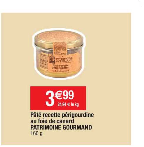 pâté recette périgourdine au foie de canard patrimoine gourmand