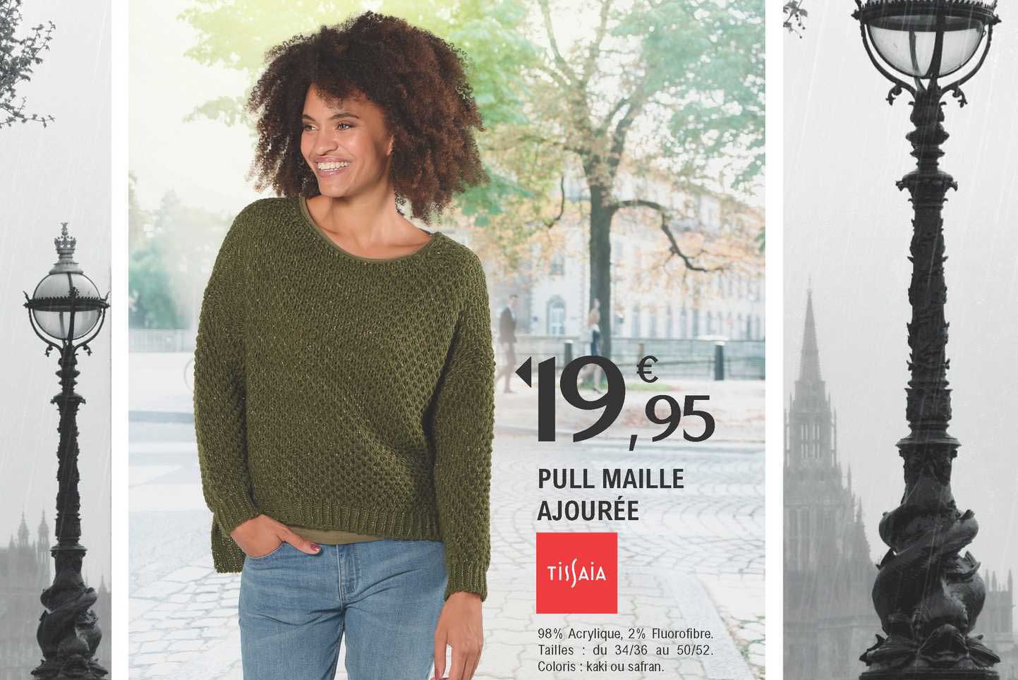 pull maille ajourée tissaia