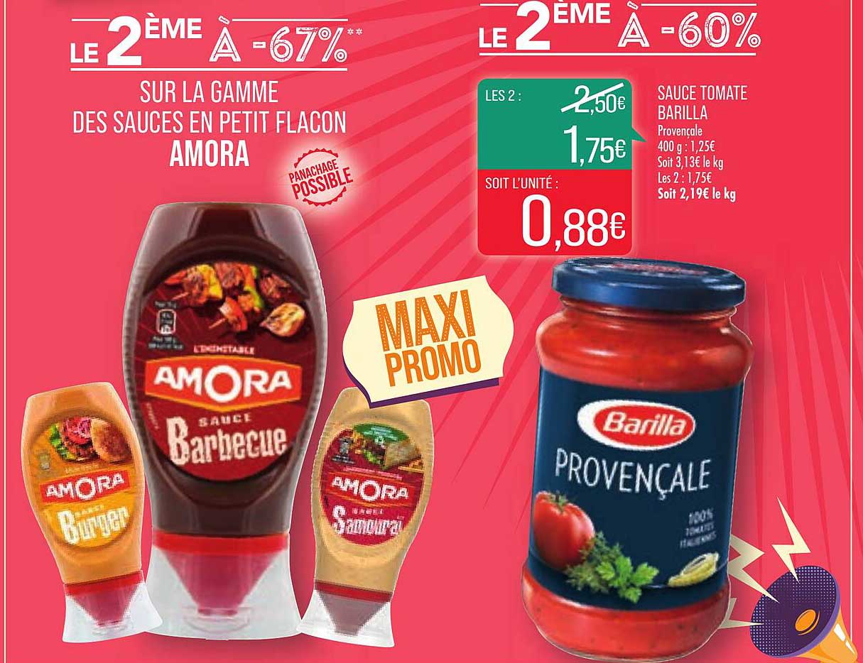 Sauce Tomate Barilla Le 2ème à -60%