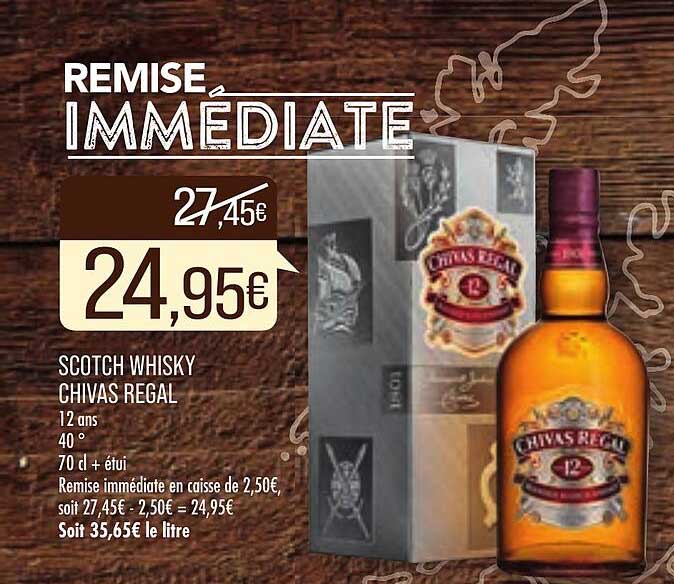 scotch whisky chivas regal 12 ans 40°