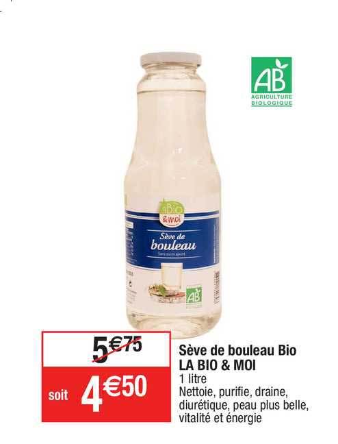 sève de bouleau bio la bio & moi