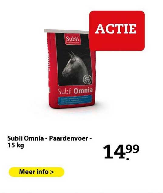 subli omnia - paardenvoer - 15 kg