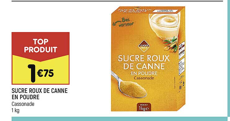 sucre roux de canne en poudre
