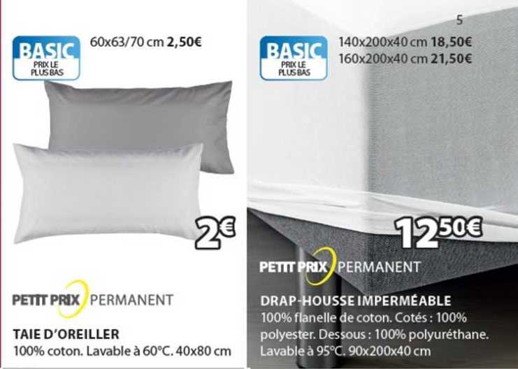 Taie D'oreiller, Drap-housse Imperméable