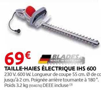 taille-haies électrique ihs 600