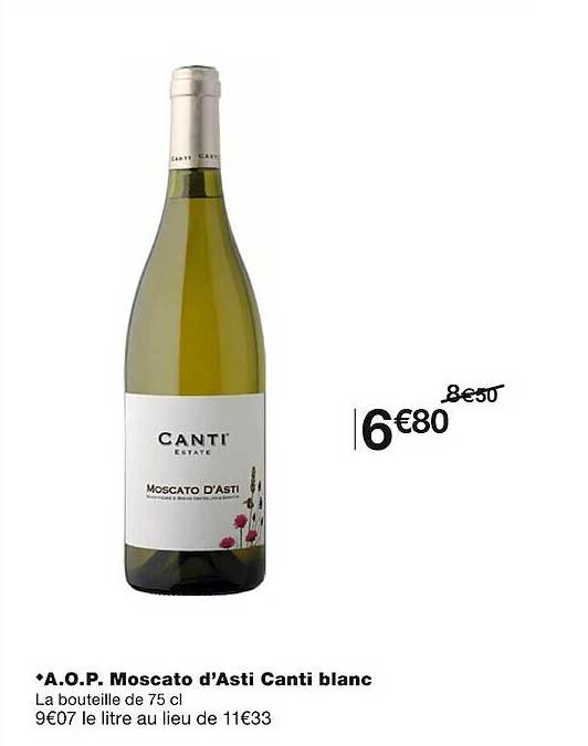a.o.p. moscato d'asti canti blanc