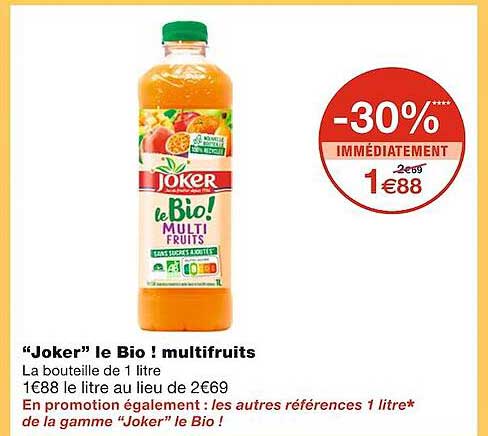 "joker" Le Bio! Multi Fruits