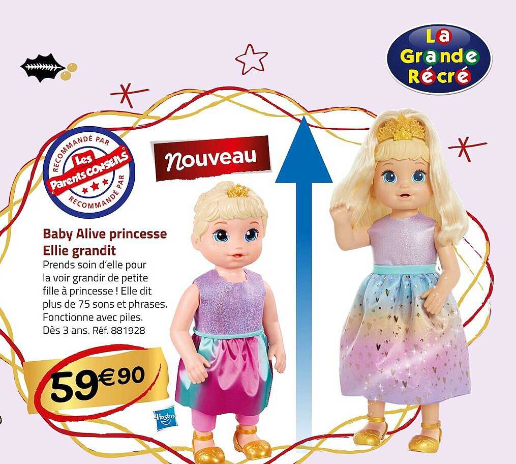 baby alive princesse ellie grandit