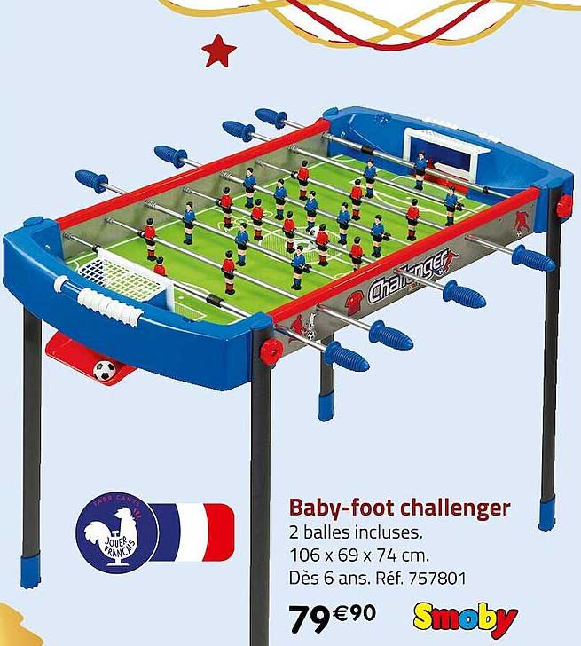 Baby-foot Challenger Smoby