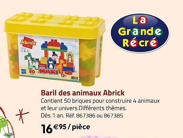 baril des animaux abrick