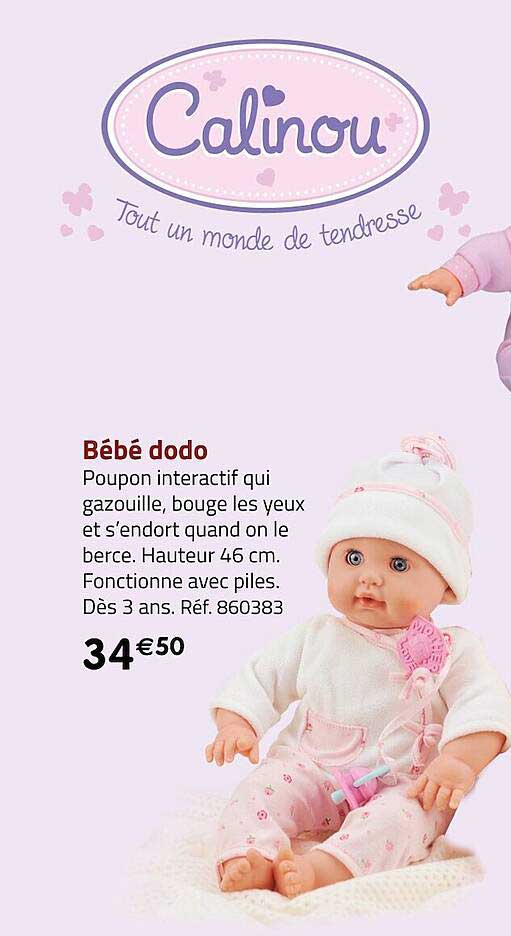 bébé dodo calinou