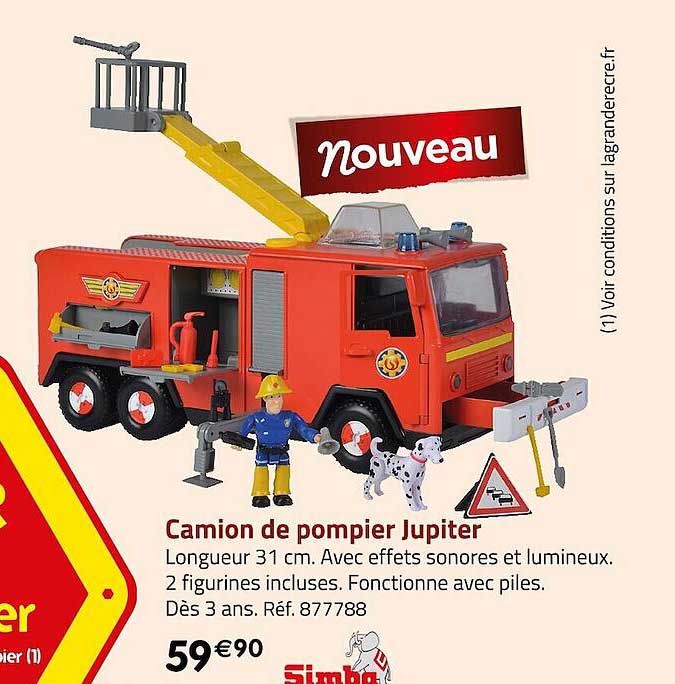 camion de pompier jupiter simba