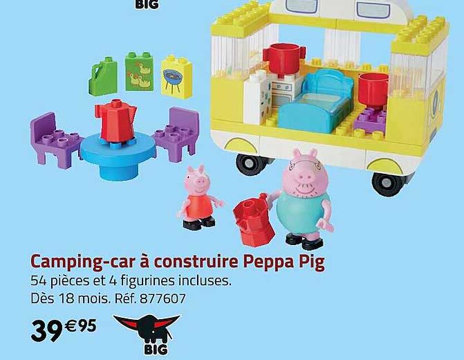 Camping-car à Construire Peppa Pig