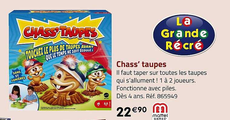 chass' taupes mattel games