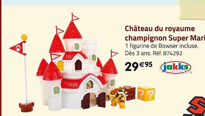 château du royaume champignon super mario