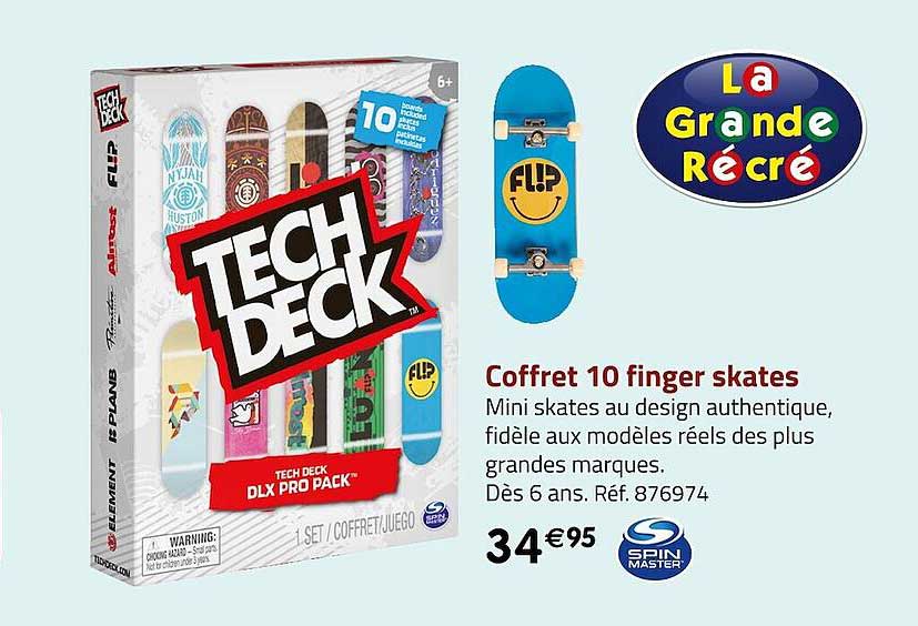 coffret 10 finger skates