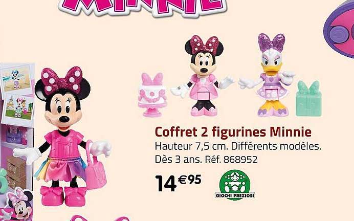 Coffret 2 Figurines Minnie