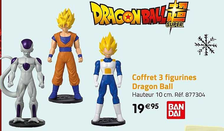 coffret 3 figurines dragon ball bandai