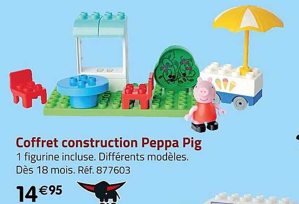 coffret construction peppa pig