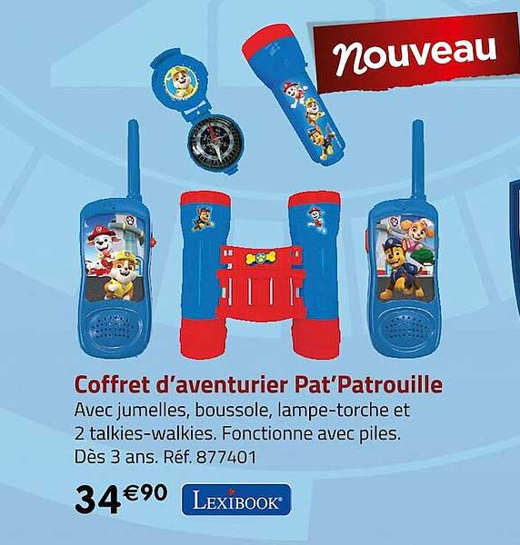 Coffret D'aventurier Pat'patrouille Lexibook