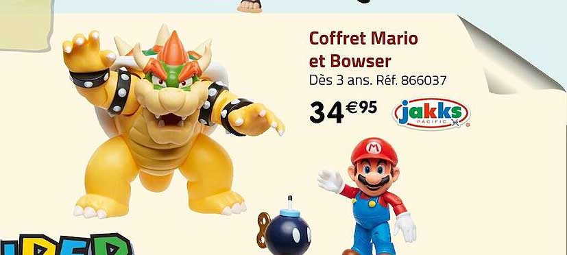 coffret mario et bowser jakks pacific