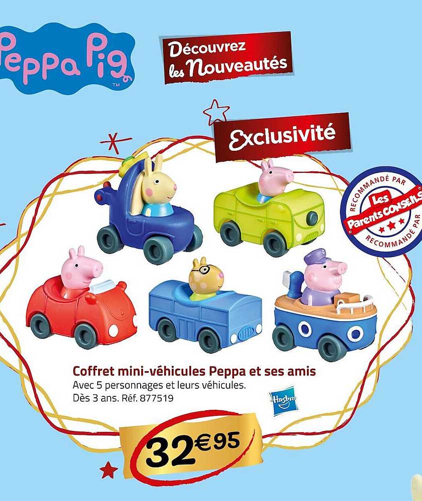 coffret mini-véhicules peppa et ses amis hasbro