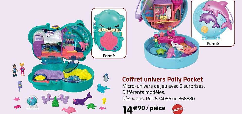 coffret univers polly pocket mattel