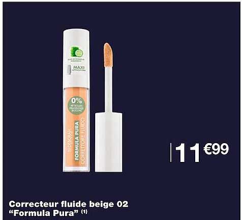 correcteur fluide beige 02 "formula pura"