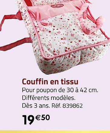 couffin en tissu calinou