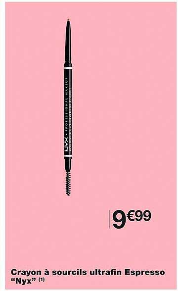 crayon à sourcils ultrafin espresso "nyx"