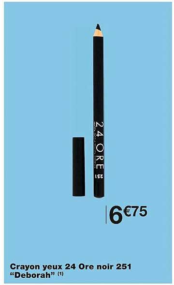 crayon yeux 24 ore noir 251 "deborah"