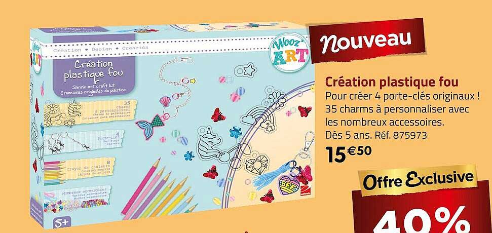 création plastique fou wooz'art