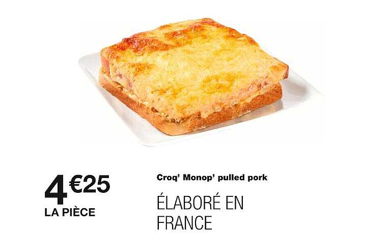 croq' monop' pulled pork