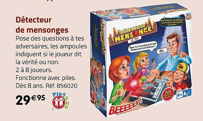 détecteur de mensonges play fun
