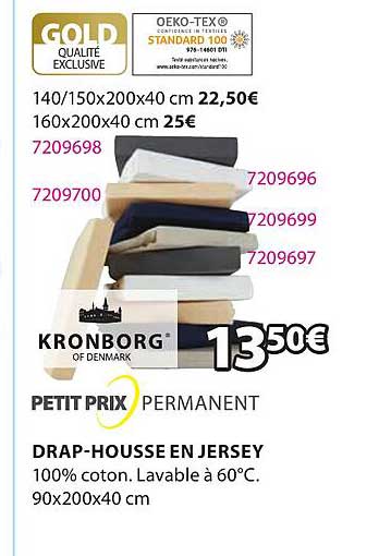 drap-housse en jersey