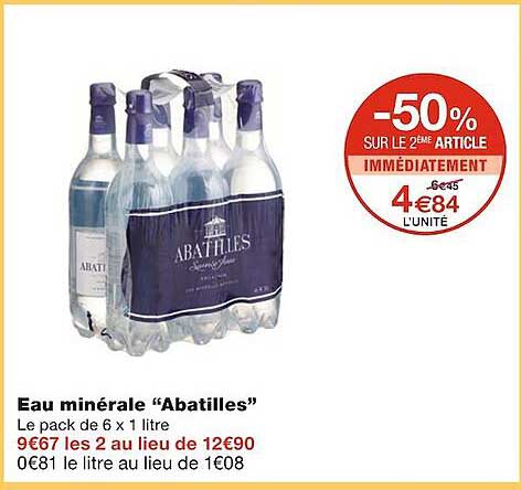 eau minérale "abatilles"