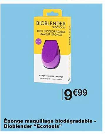 éponge maquillage biodégradable - bioblender "ecotools"