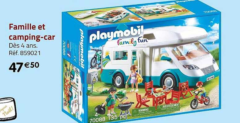 famille et camping-car playmobil