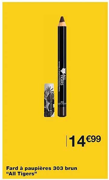 fard à paupières 303 brun "all tigers"