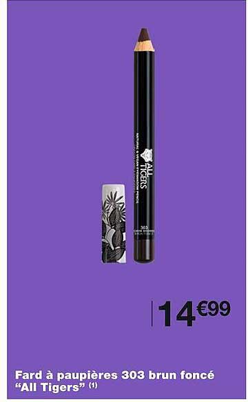 fard à paupières 303 brun foncé "all tigers"