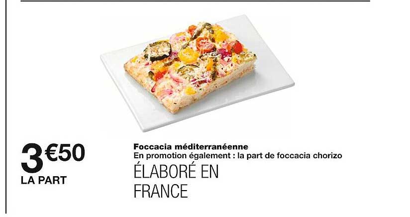 foccacia méditerranéenne