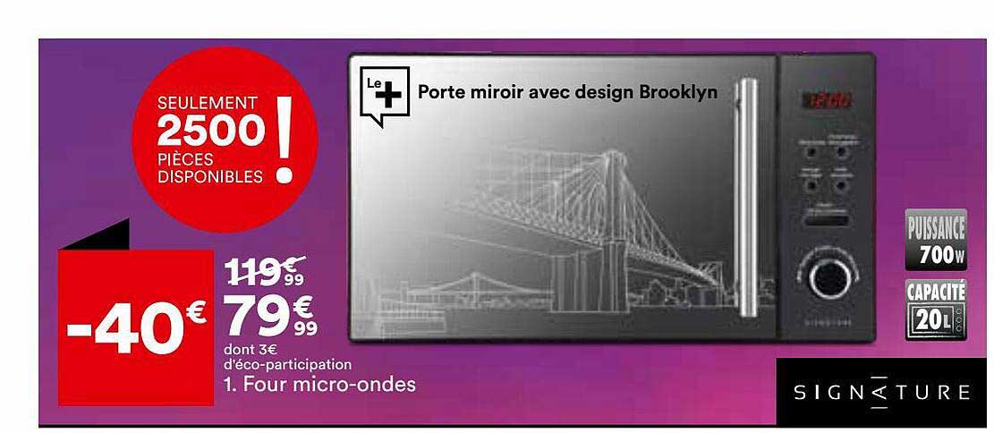 four micro-ondes signature