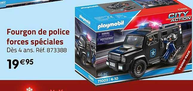 fourgon de police forces spéciales playmobil