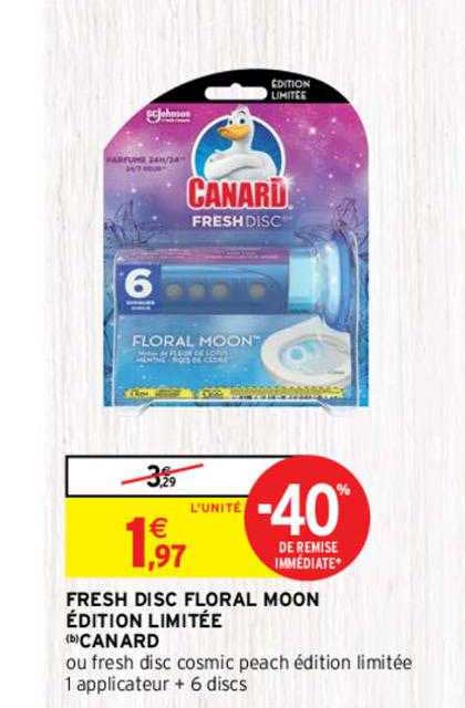 fresh disc floral moon édition limitée canard