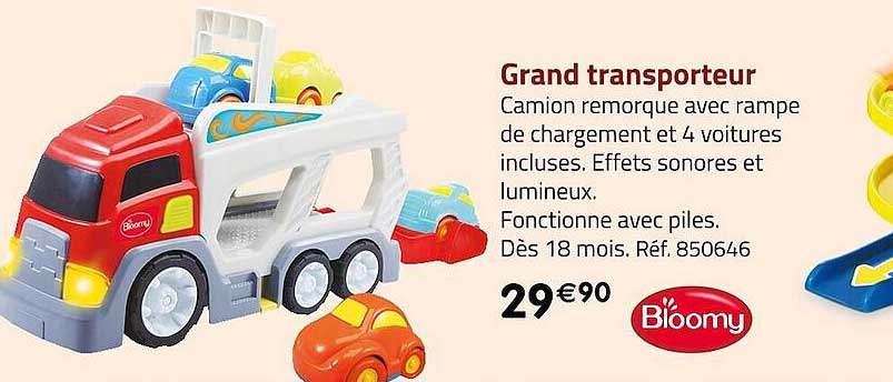 grand transporteur bloomy