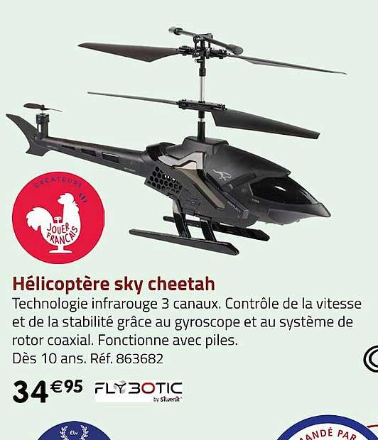 hélicoptère sky cheetah fly3otic