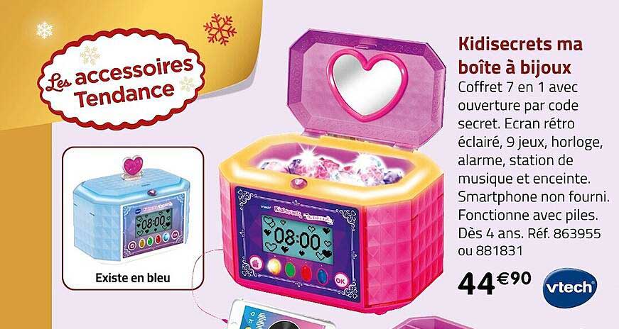 kidisecrets ma boîte à bijoux vtech